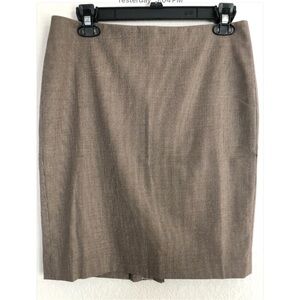Ann Taylor Brown Pencil Skirt
